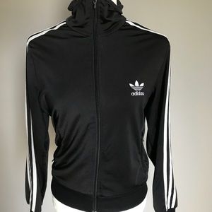 Black adidas track jacket